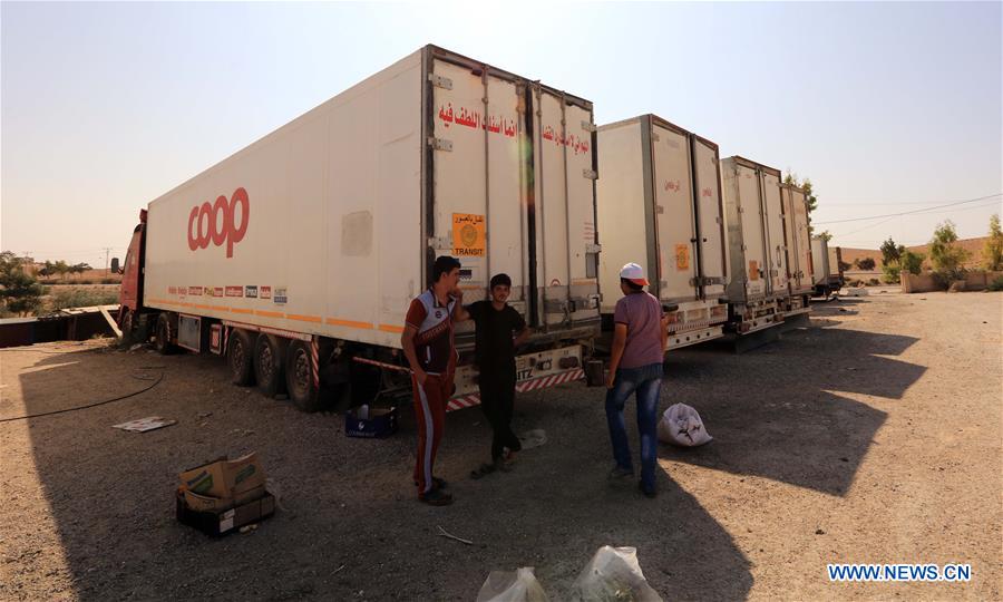 JORDAN-NASIB BORDER CROSSING-SYRIA-REOPENING-PREPARATION