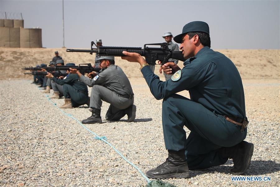 AFGHANISTAN-NANGARHAR-POLICE-MILITARY TRAINING