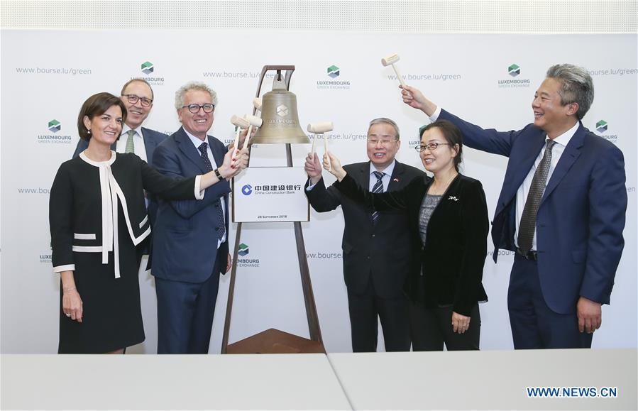 LUXEMBOURG-CHINA CONSTRUCTION BANK-GREEN BOND