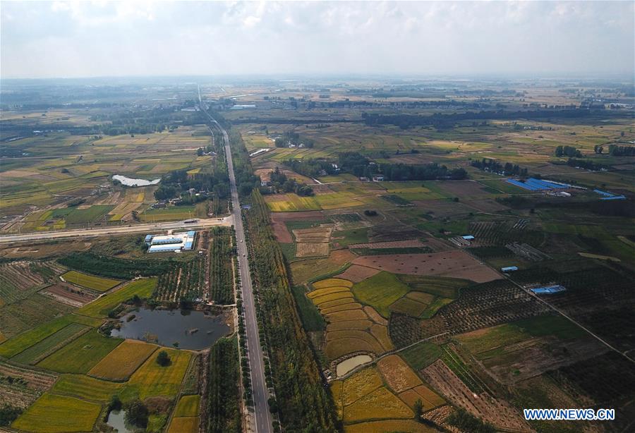 CHINA-ANHUI-XIAOGANG VILLAGE-AERIAL VIEW (CN)