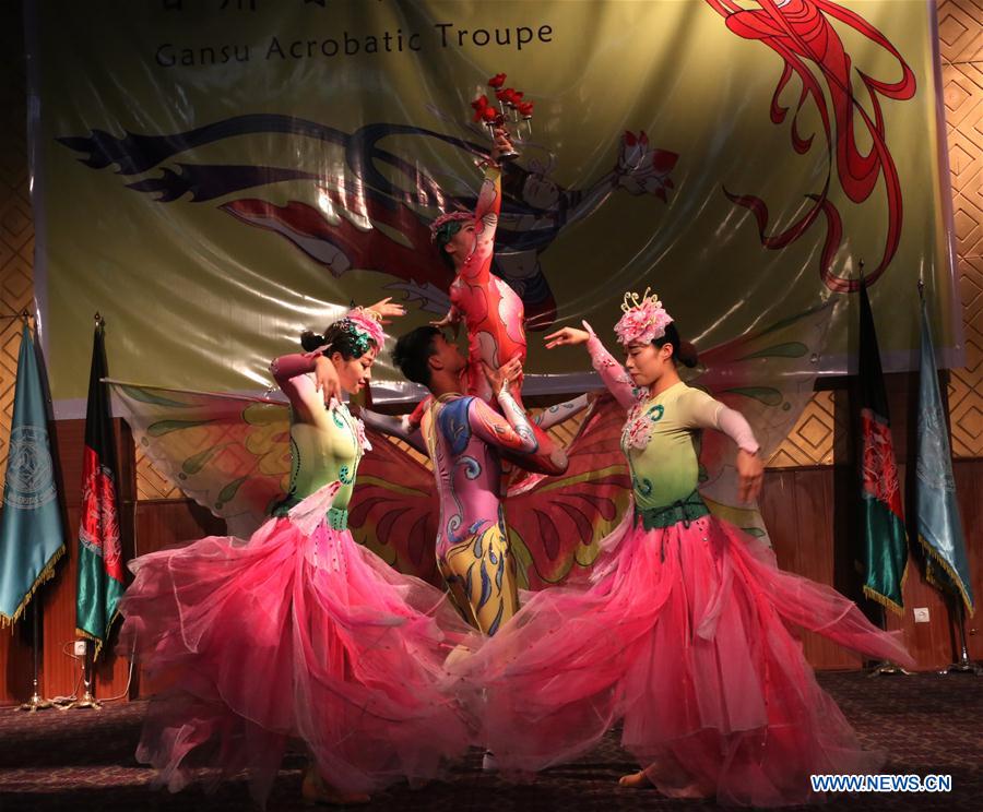 AFGHANISTAN-KABUL-CHINESE ART TROUPE-PERFORMANCE