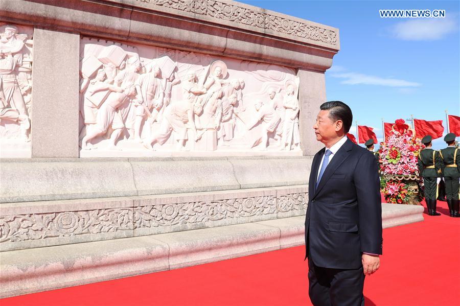CHINA-BEIJING-MARTYRS' DAY-LEADERS (CN)