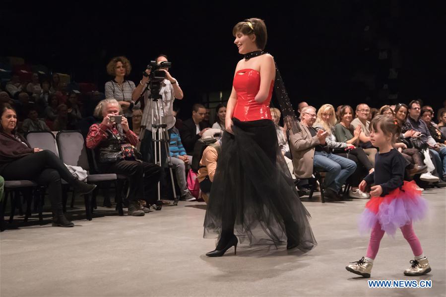 HUNGARY-BUDAPEST-DISABLED-FASHION SHOW