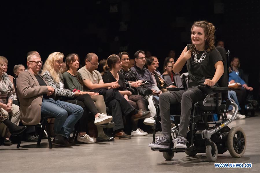 HUNGARY-BUDAPEST-DISABLED-FASHION SHOW