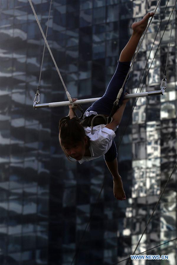 PHILIPPINES-TAGUIG-FLYING TRAPEZE SCHOOL