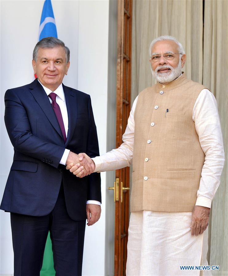 INDIA-UZBEKISTAN-MEETING