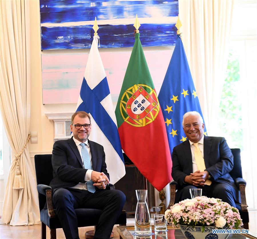 PORTUGAL-LISBON-FINLAND-PM-MEETING