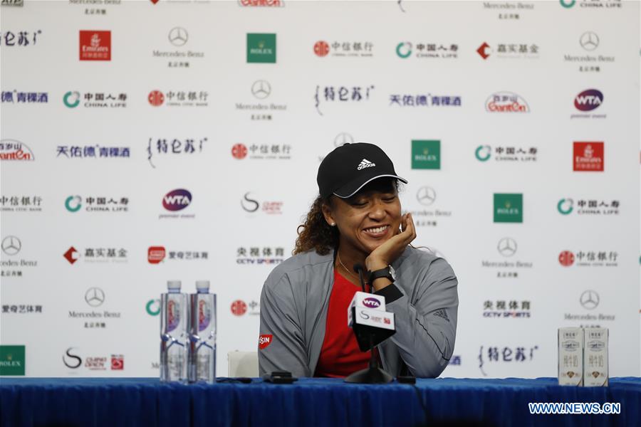 (SP)CHINA-BEIJING-TENNIS-CHINA OPEN-OSAKA NAOMI (CN)