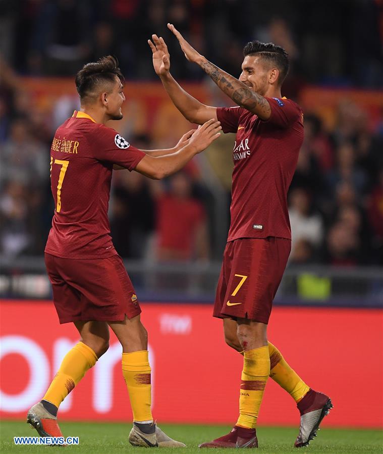 (SP)ITALY-ROME-SOCCER-UEFA CHAMPIONS LEAGUE-ROMA VS VIKTORIA PLZEN