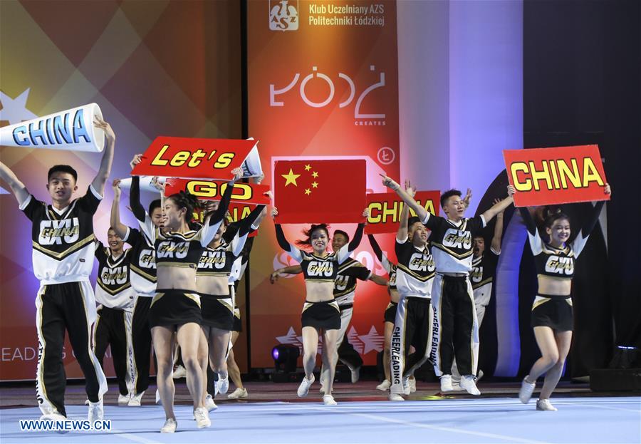 (SP)POLAND-LODZ-CHEERLEADING-FISU CHAMPIONSHIPS