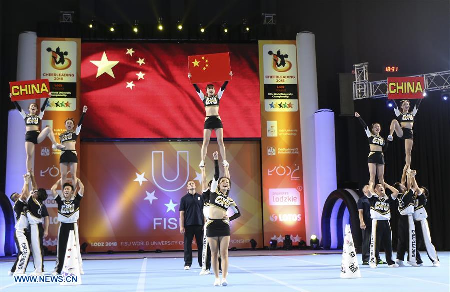 (SP)POLAND-LODZ-CHEERLEADING-FISU CHAMPIONSHIPS