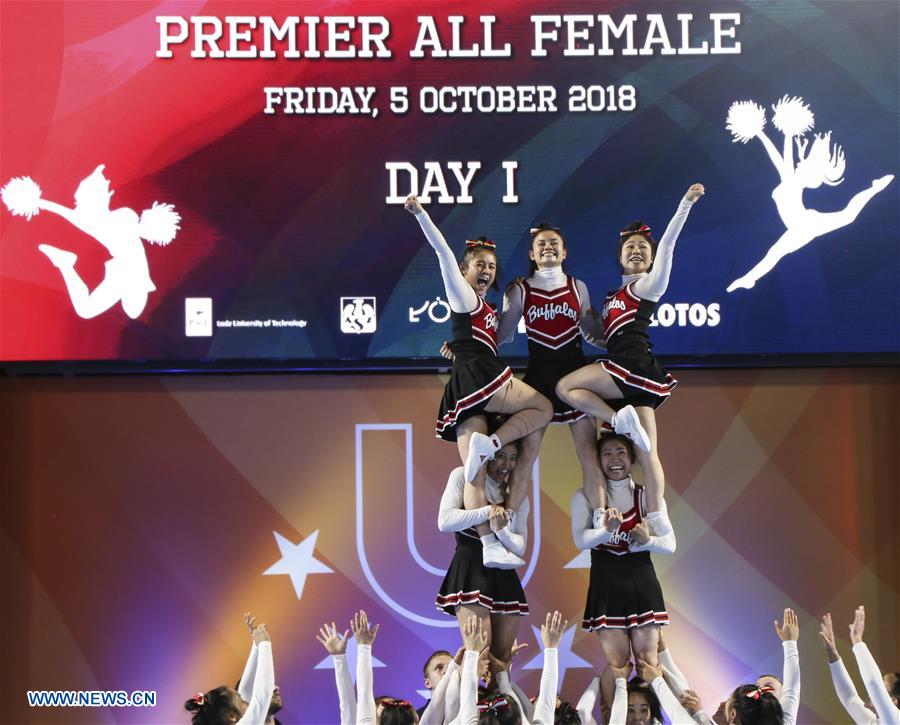 (SP)POLAND-LODZ-CHEERLEADING-FISU CHAMPIONSHIPS