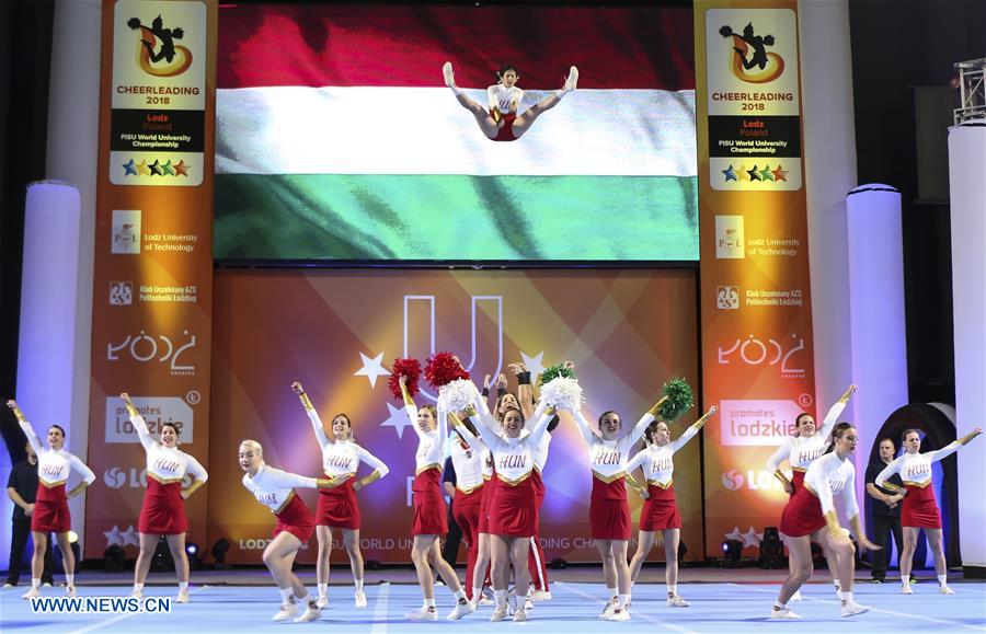 (SP)POLAND-LODZ-CHEERLEADING-FISU CHAMPIONSHIPS