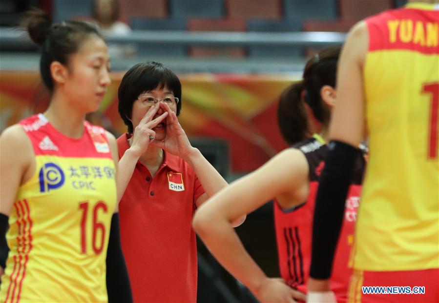 (SP)JAPAN-OSAKA-VOLLEYBALL-WOMEN'S WORLD CHAMPIONSHIP-CHINA VS THAILAND
