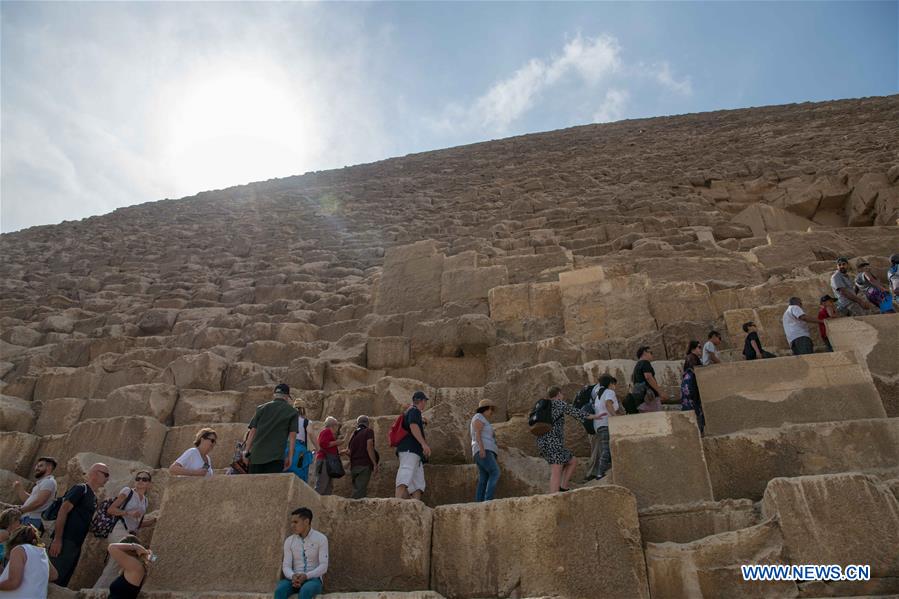EGYPT-GIZA-GREAT PYRAMIDS-TOURISM