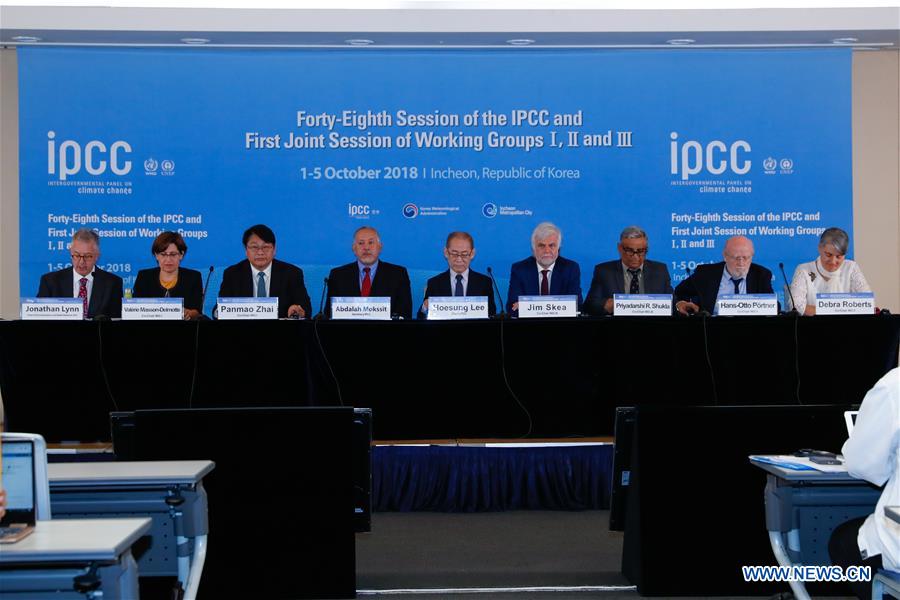 SOUTH KOREA-INCHEON-IPCC-REPORT
