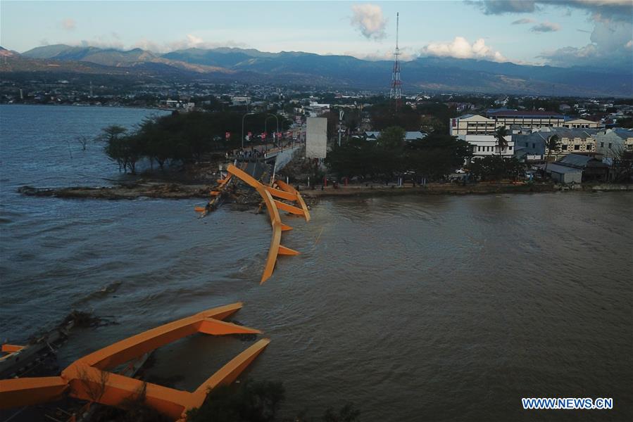 INDONESIA-PALU-EARTHQUAKE AND TSUNAMI-AERIAL VIEW