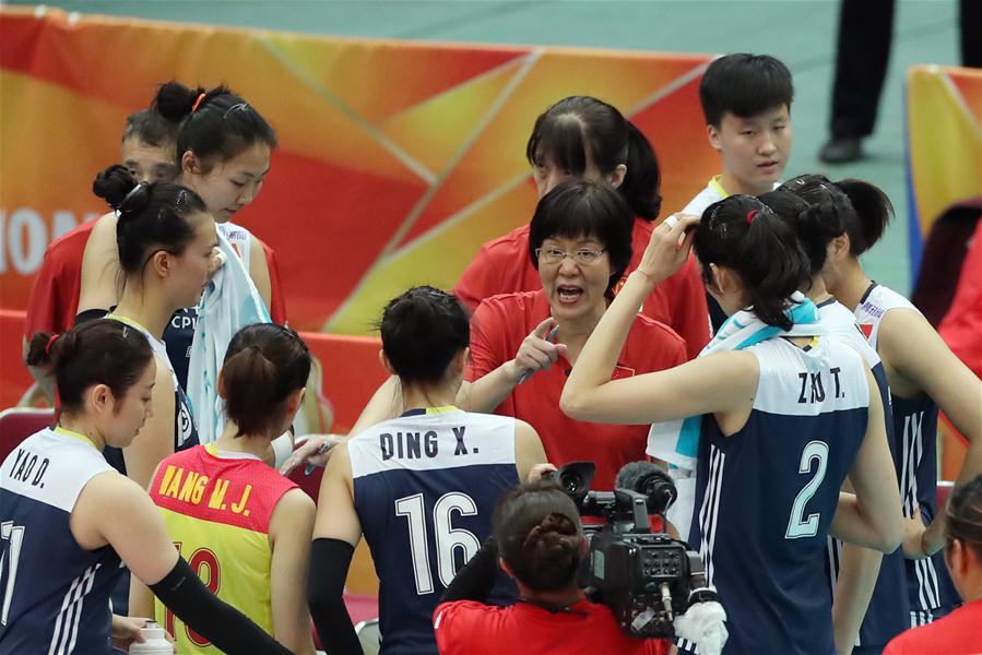 (SP)JAPAN-OSAKA-VOLLEYBALL-WOMEN'S WORLD CHAMPIONSHIP-CHINA VS AZERBAIJAN