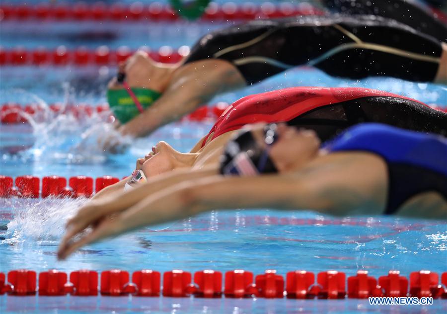 (SP)ARGENTINA-BUENOS AIRES-SUMMER YOUTH OLYMPIC GAMES-SWIMMING-WOMEN'S 4X100M MEDLEY RELAY