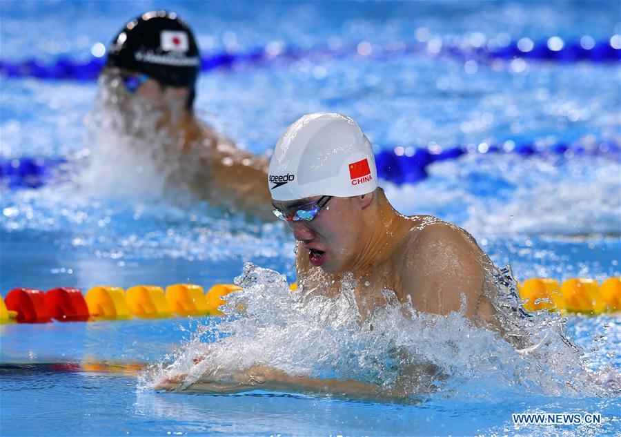 (SP)ARGENTINA-BUENOS AIRES-SUMMER YOUTH OLYMPIC GAMES-SWIMMING-MEN'S 100M BREASTSTROKE