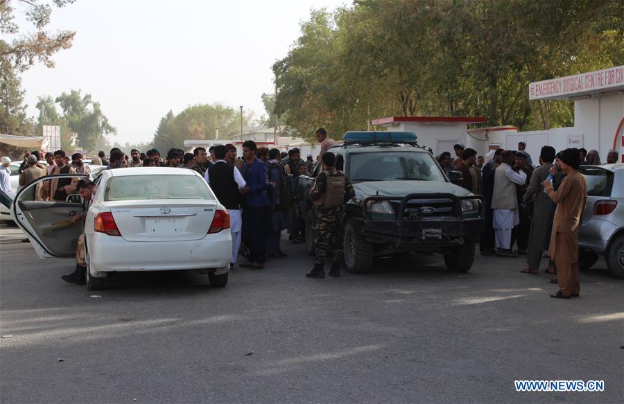 AFGHANISTAN-HELMAND-SUICIDE BOMB-ELECTION RALLY