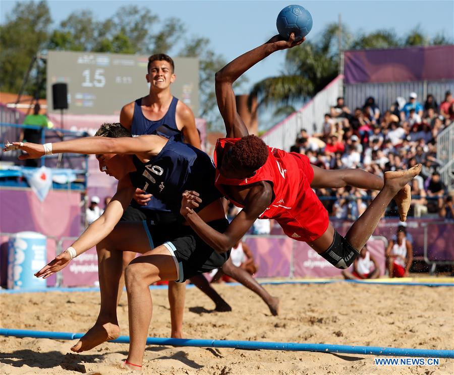 (SP)ARGENTINA-BUENOS AIRES-SUMMER YOUTH OLYMPIC GAMES-BEACH HANDBALL