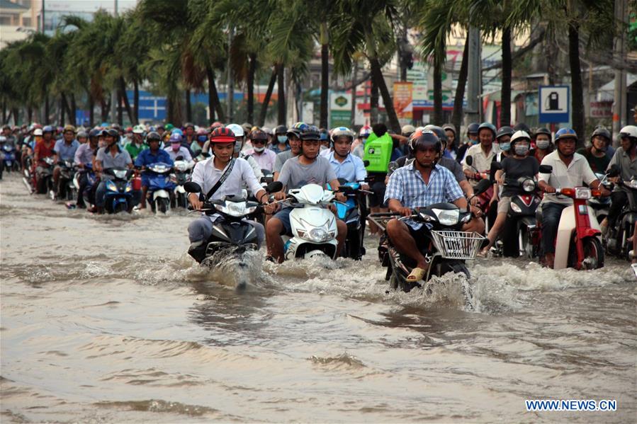 VIETNAM-CAN THO-TIDE-FLOOD