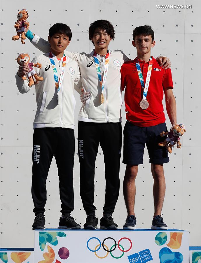 (SP)ARGENTINA-BUENOS AIRES-SUMMER YOUTH OLYMPIC GAMES-SPORT CLIMBING