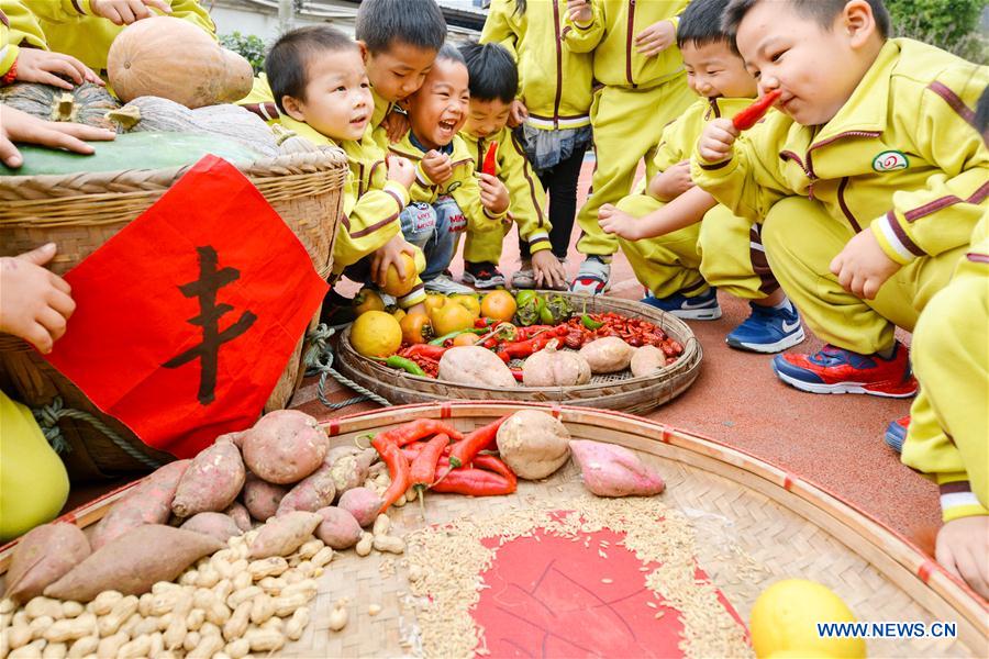 #CHINA-ZHEJIANG-CHILDREN-HARVEST (CN)