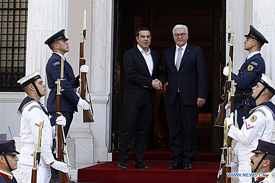 GREECE-ATHENS-PM-GERMANY-PRESIDENT-MEETING