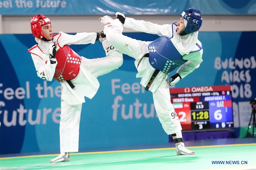 (SP)ARGENTINA-BUENOS AIRES-SUMMER YOUTH OLYMPIC GAMES-TAEKWONDO