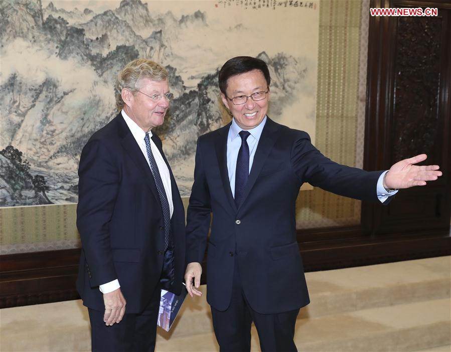 CHINA-BEIJING-HAN ZHENG-INVESTOR AB-CHAIRMAN-MEETING (CN)