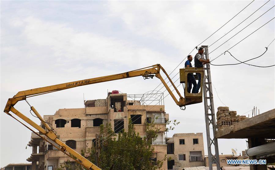 SYRIA-DAMASCUS-LIFE WITH ELECTRICITY-RETURN