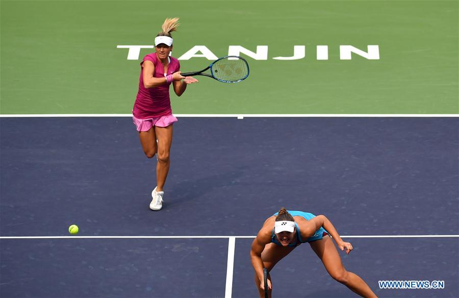 (SP)CHINA-TIANJIN-TENNIS-WTA-TIANJIN OPEN-DOUBLES (CN)