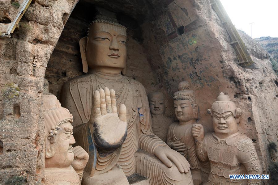 CHINA-GANSU-WUWEI-TIANTI MOUNTAIN GROTTO (CN)