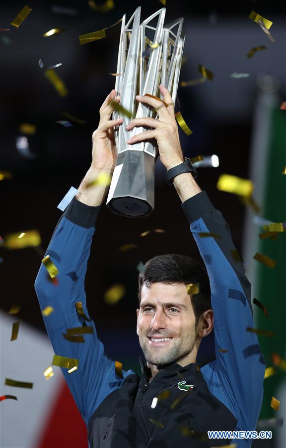 (SP)CHINA-SHANGHAI-TENNIS-ATP-SHANGHAI MASTERS-FINAL (CN)