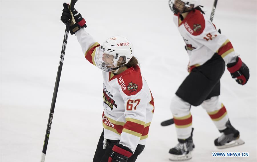(SP)CANADA-TORONTO-ICE HOCKEY-CWHL-SHENZHEN KRS VANKE RAYS VS TORONTO FURIES