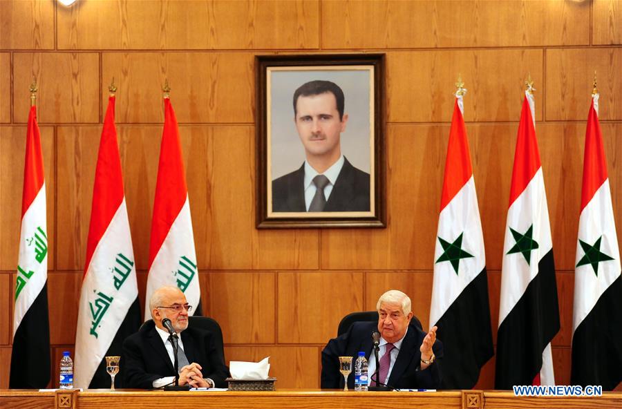 SYRIA-DAMASCUS-IRAQ-FMS-PRESS CONFERENCE