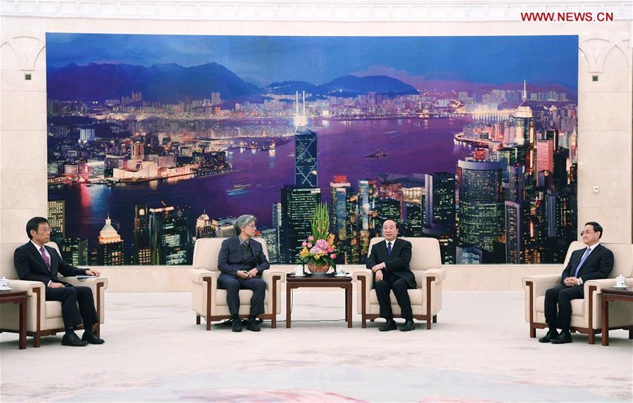 CHINA-BEIJING-HUANG KUNMING-HONG KONG MEDIA-MEETING (CN)