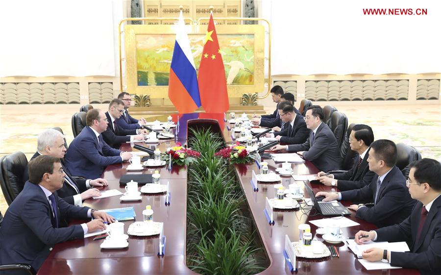 CHINA-BEIJING-DING XUEXIANG-RUSSIA-MEETING (CN)