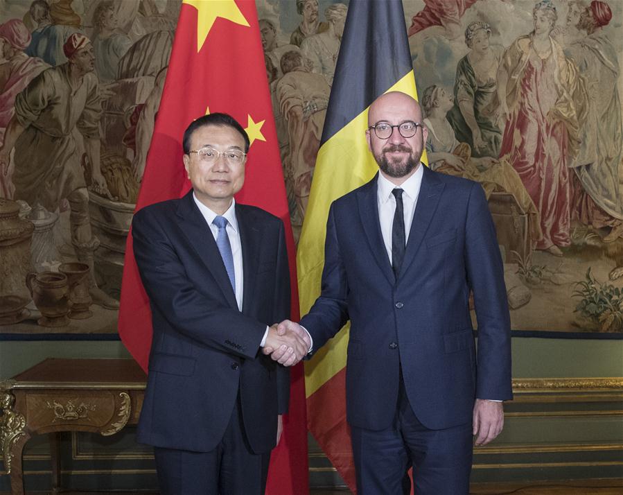 BELGIUM-BRUSSELS-CHINA-LI KEQIANG-BELGIAN PM-TALKS