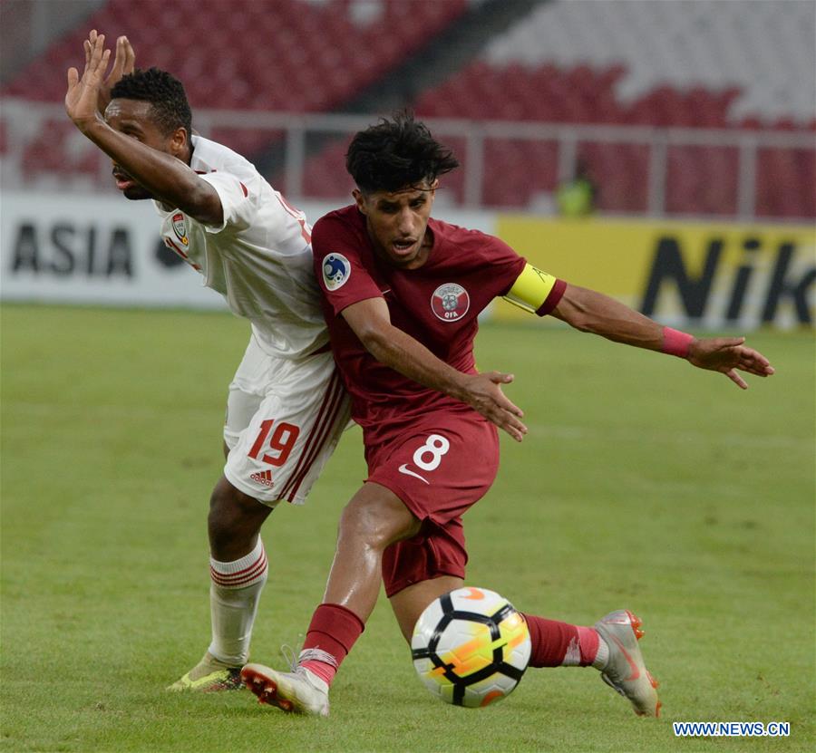 (SP)INDONESIA-JAKARTA-AFC U19 CHAMPIONSHIP-GROUP A-UAE VS QATAR