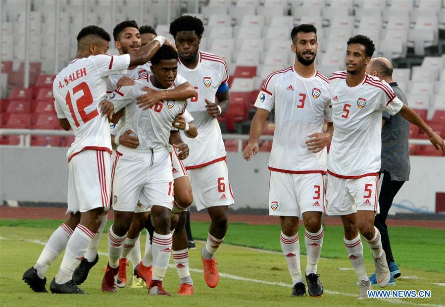 (SP)INDONESIA-JAKARTA-AFC U19 CHAMPIONSHIP-GROUP A-UAE VS QATAR