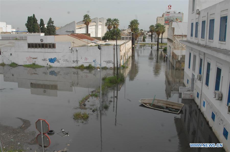 TUNISIA-TUNIS-FLOODS