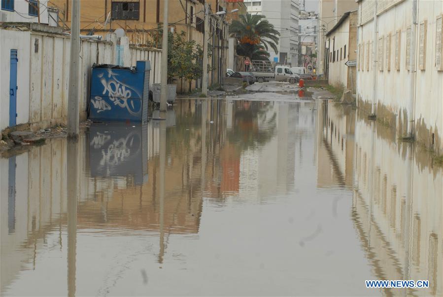 TUNISIA-TUNIS-FLOODS