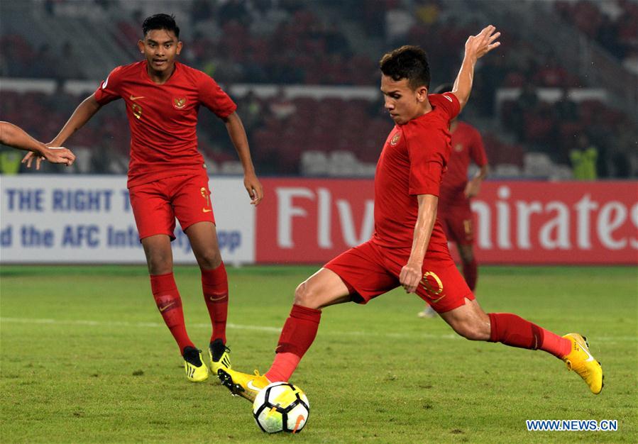 (SP)INDONESIA-JAKARTA-AFC U19 CHAMPIONSHIP-GROUP A-INDONESIA VS CHINESE TAIPEI