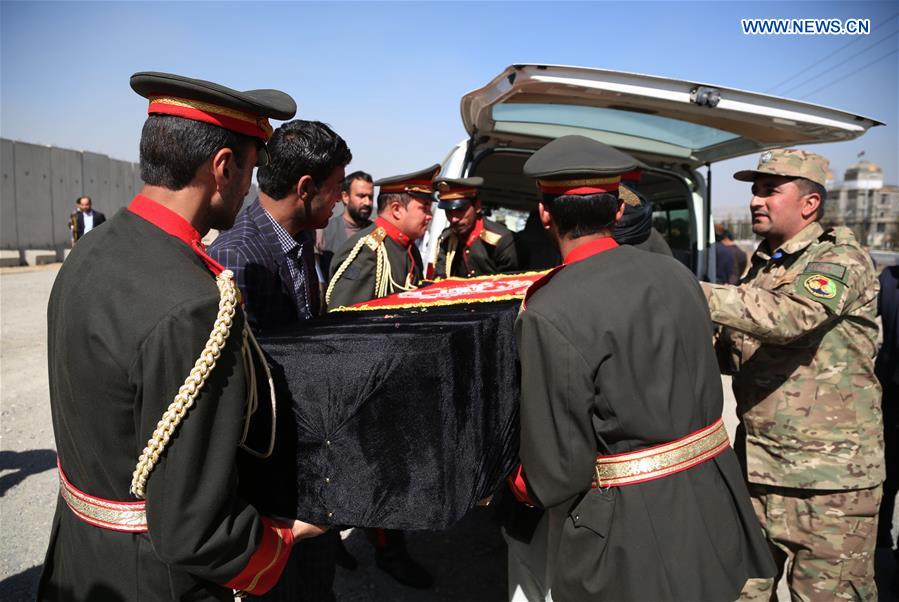 AFGHANISTAN-KABUL-FUNERAL- PARLIAMENTARY CANDIDATE