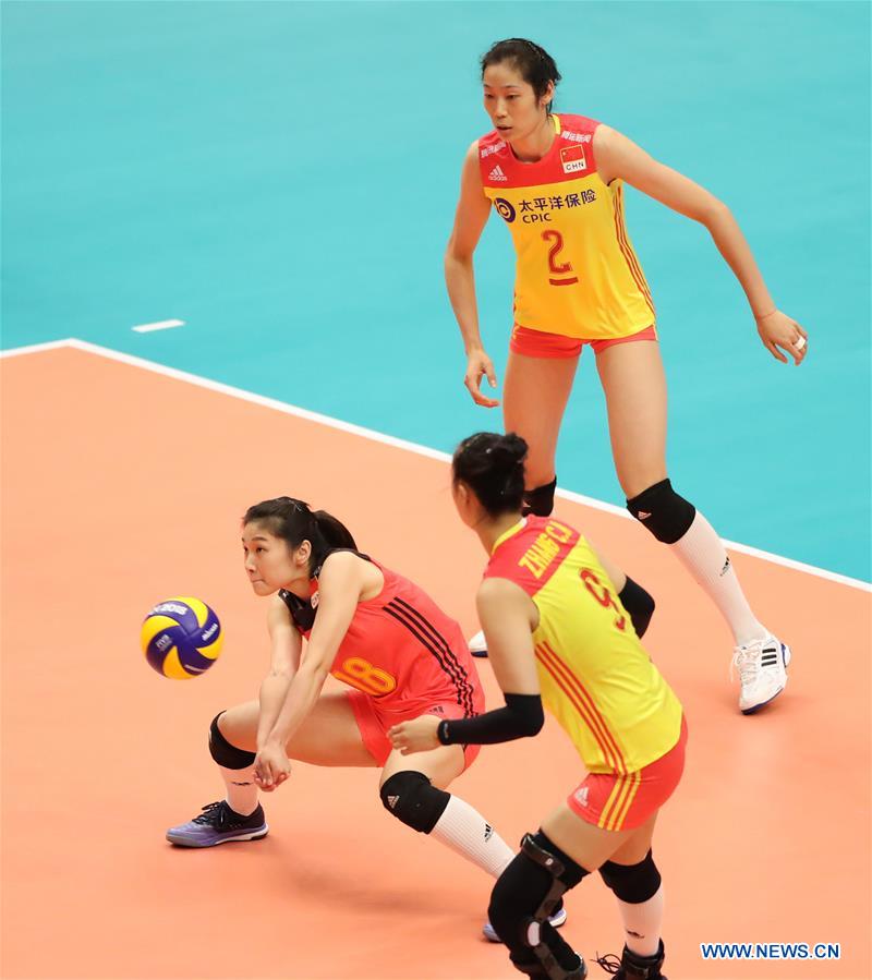 (SP)JAPAN-YOKOHAMA-VOLLEYBALL-WOMEN'S WORLD CHAMPIONSHIP-SEMIFINAL-CHINA VS ITALY