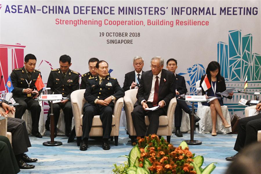 SINGAPORE-CHINA-ASEAN-DEFENSE MINISTERS-MEETING