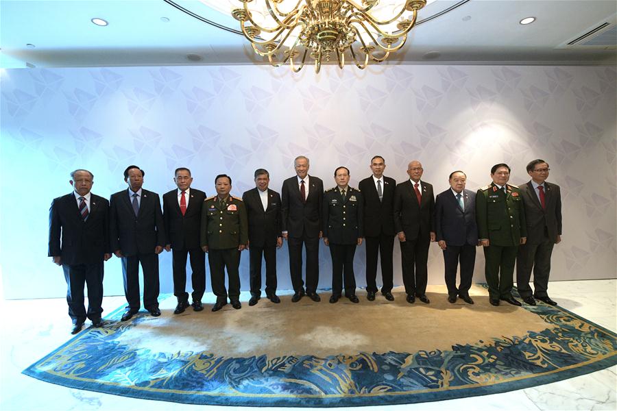 SINGAPORE-CHINA-ASEAN-DEFENSE MINISTERS-MEETING
